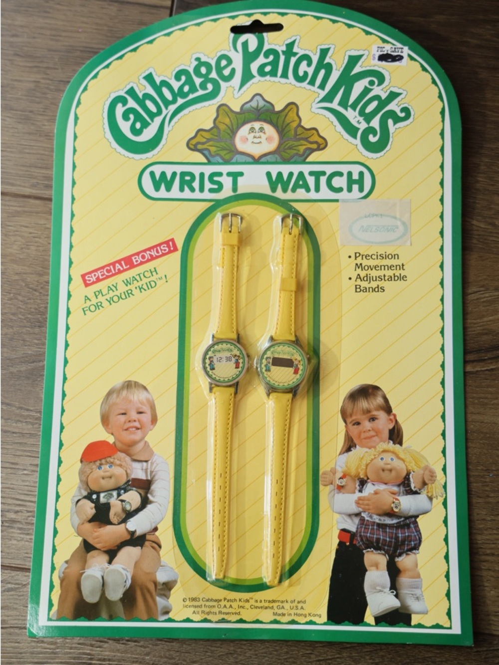 Vintage Cabbage Patch Kids Wrist Watch Set NIP 1983 Toy & Play Watch